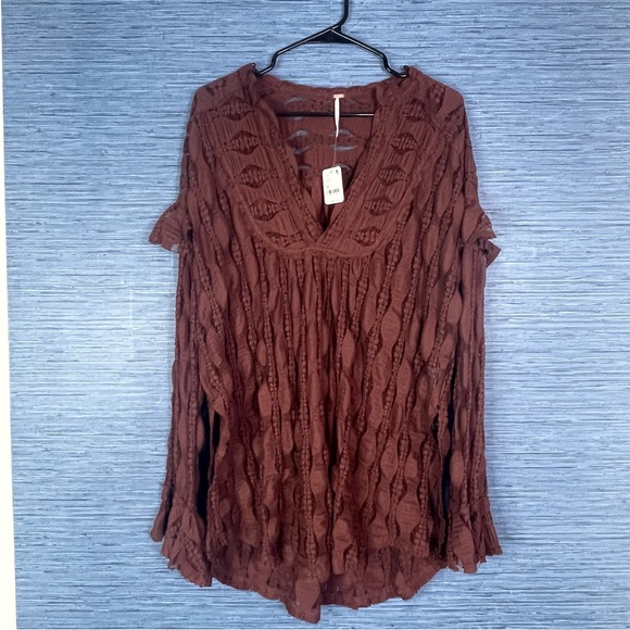 Free People Brown Tunic Top - Picture 5 of 11